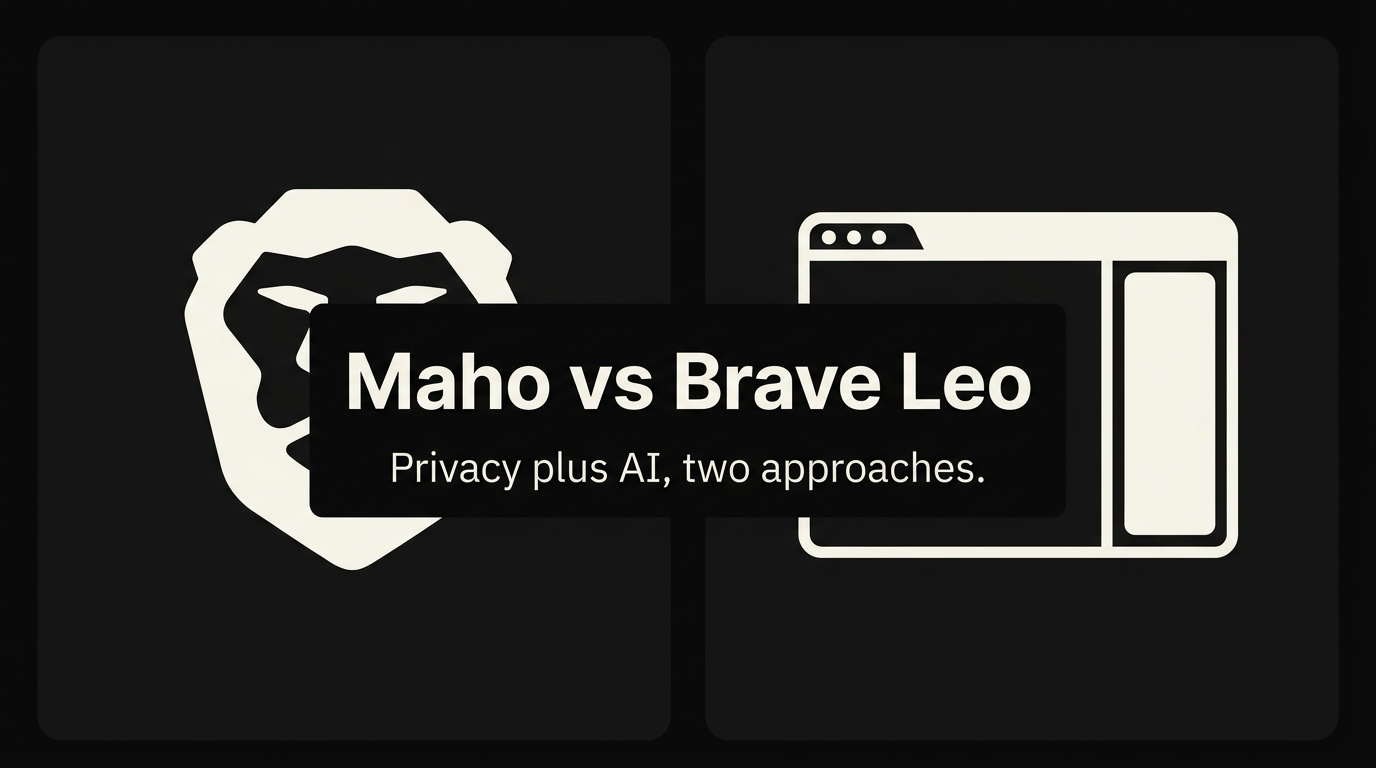 Brave and Maho, privacy plus AI
